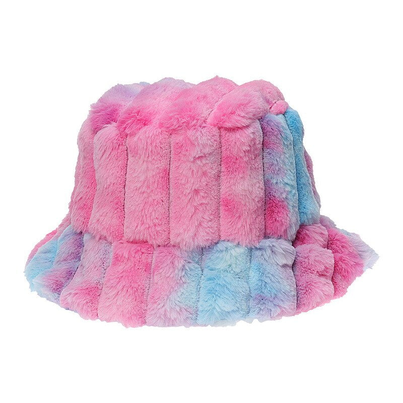 Plush Chunky Bucket Pink