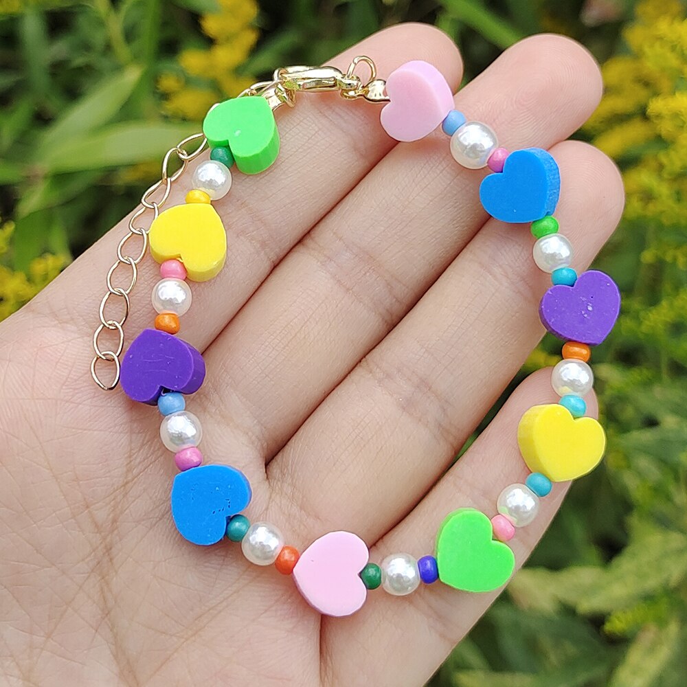 Colorful Hearts Bracelet