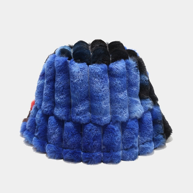 Plush Chunky Bucket Blue