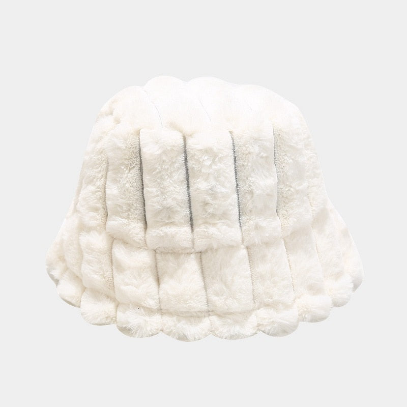 Plush Chunky Bucket White